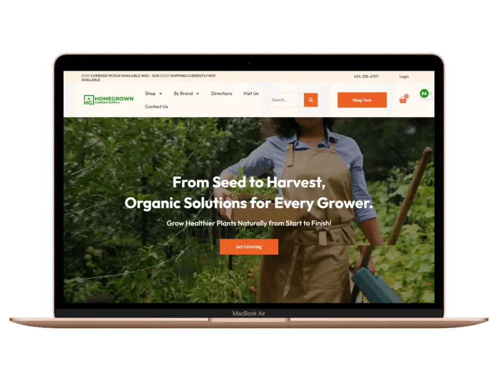 Web design company project