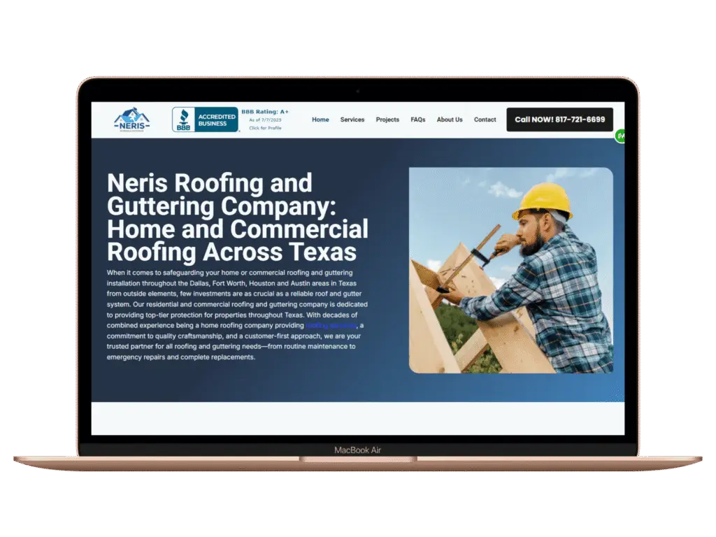 Web design company project